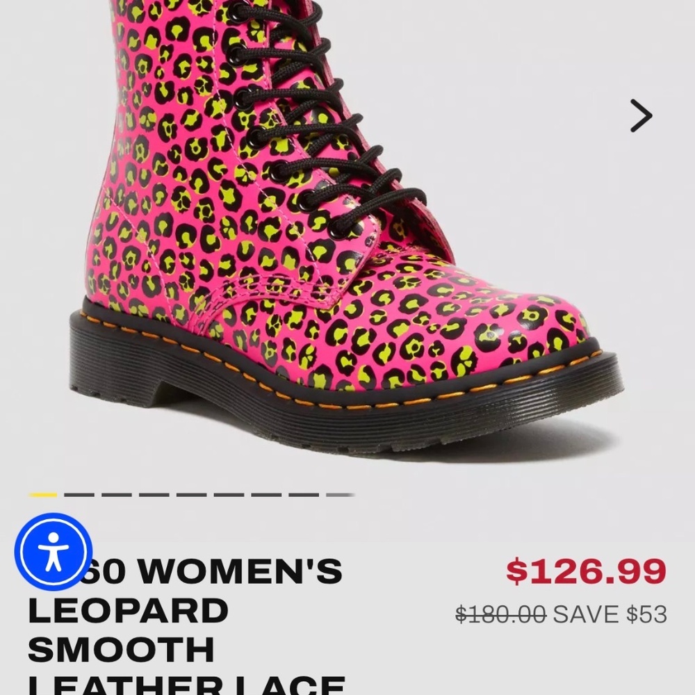 Doc Marten’s 1460 Women’s Leopard Boots